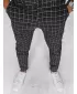 Férfi kockás chino nadrág DSTREET UX3968 FEKETE