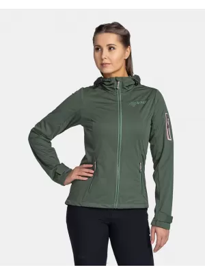 Női softshell kabát KILPI BELTRA-W TL0107KI SÖTÉTZÖLD