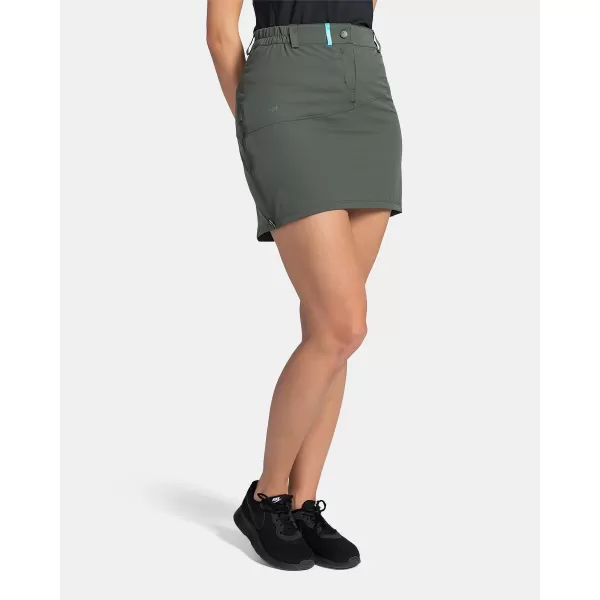  Női szoknya KILPI ANA-W TL0419KI SÖTÉTZÖLD 