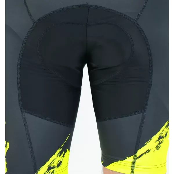  Férfi prémium kerékpáros rövidnadrág ALTISPORT SWE/ALM01S13 NEON SÁRGA 