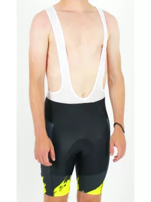 Férfi prémium kerékpáros rövidnadrág ALTISPORT SWE/ALM01S13 NEON SÁRGA