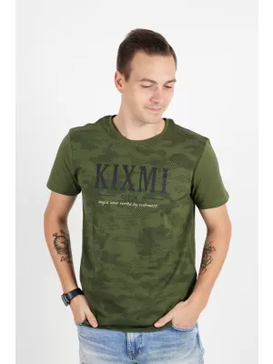 Férfi póló KIXMI RADLY KATONAI