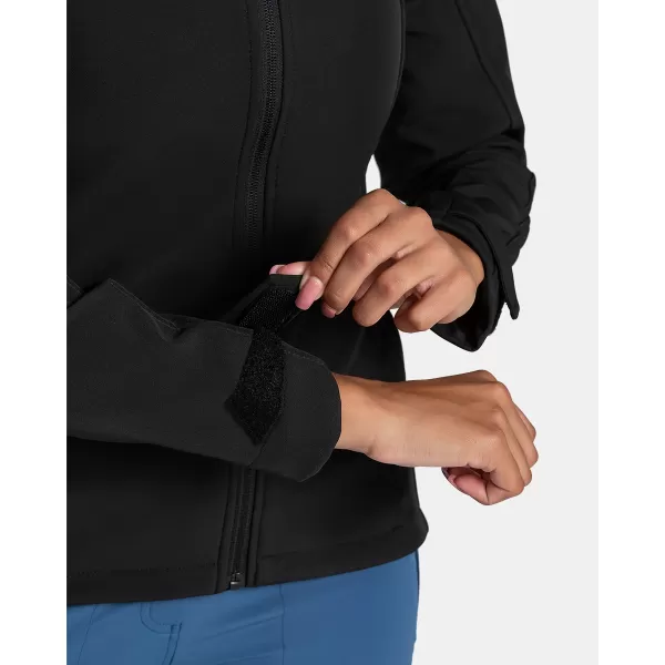  Női softshell kabát KILPI RAVIA-W TL0109KI FEKETE 
