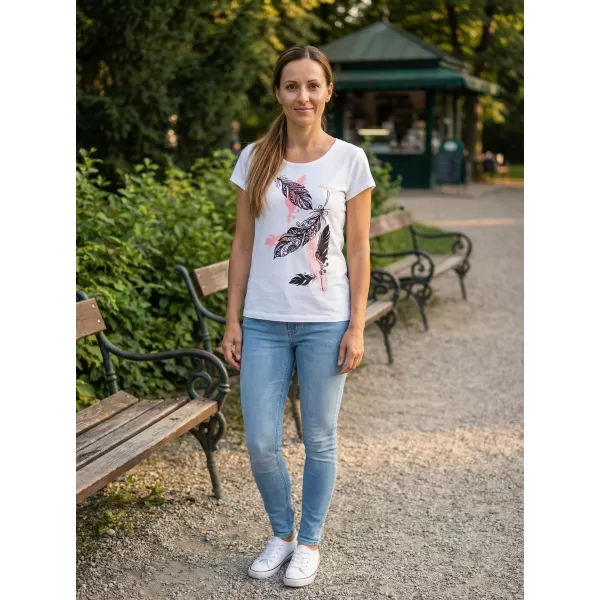  Női póló ALTISPORT ALW178122 FEHÉR 