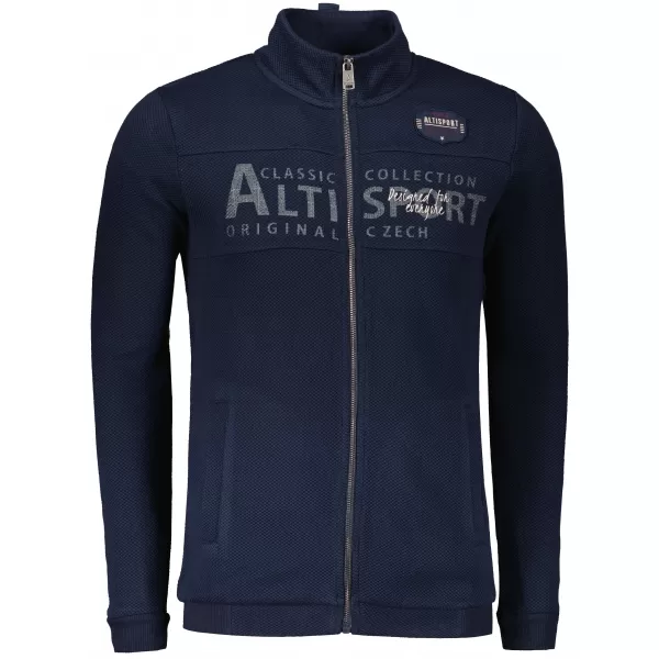  Férfi pulóver ALTISPORT BLAKE SÖTÉTKÉK 