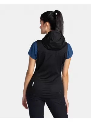 Női softshell mellény KILPI MONILEA-W TL0111KI FEKETE