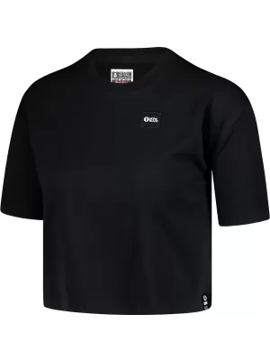 Női crop top NORDBLANC CROPTOP NBSLT7819 FEKETE