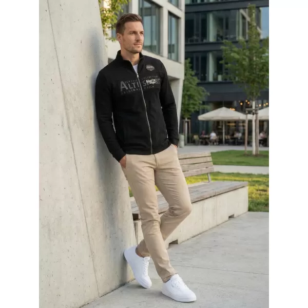  Férfi pulóver ALTISPORT BLAKE FEKETE 