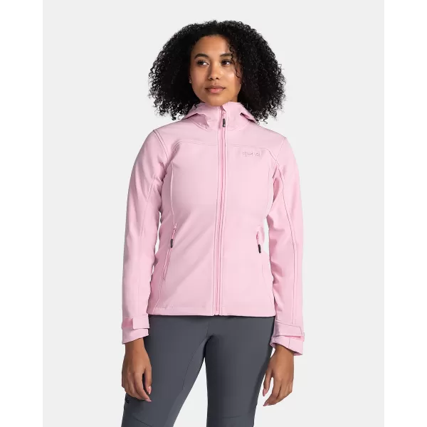 Női softshell kabát KILPI RAVIA-W TL0109KI VILÁGOS RÓZSASZÍN 