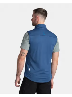 Férfi softshell mellény KILPI RIELLO-M TM0111KI SÖTÉTKÉK