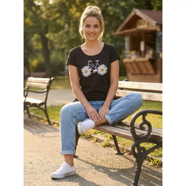  Dámské triko s krátkým rukávem ALW184120 ČERNÁ 