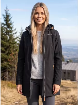 Női softshell kabát ALTISPORT MAGGA LCTB220 FEKETE