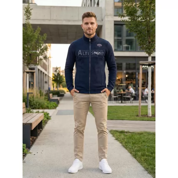  Férfi pulóver ALTISPORT BLAKE SÖTÉTKÉK 