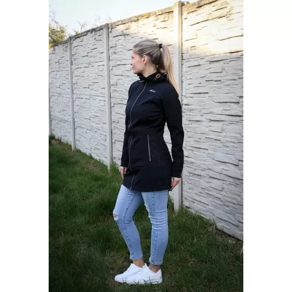  Női softshell kabát ALTISPORT MAGGA LCTB220 FEKETE 