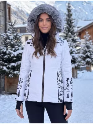 Női téli kabát ALTISPORT BIANCA FEHÉR