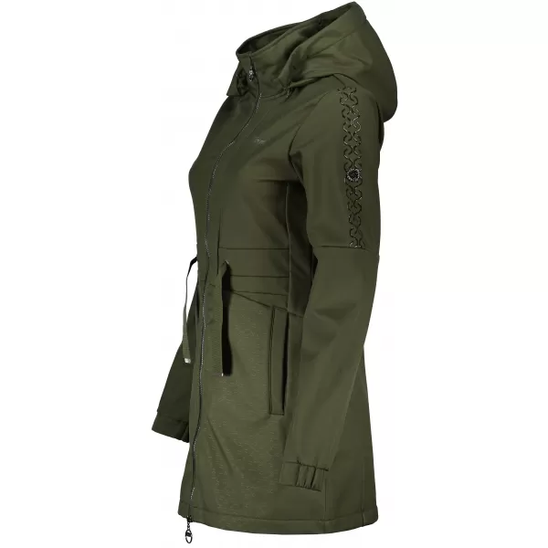  Női softshell kabát KIXMI RHODIE KATONAI 