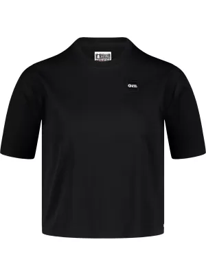 Női crop top NORDBLANC CROPTOP NBSLT7819 FEKETE