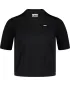 Női crop top NORDBLANC CROPTOP NBSLT7819 FEKETE