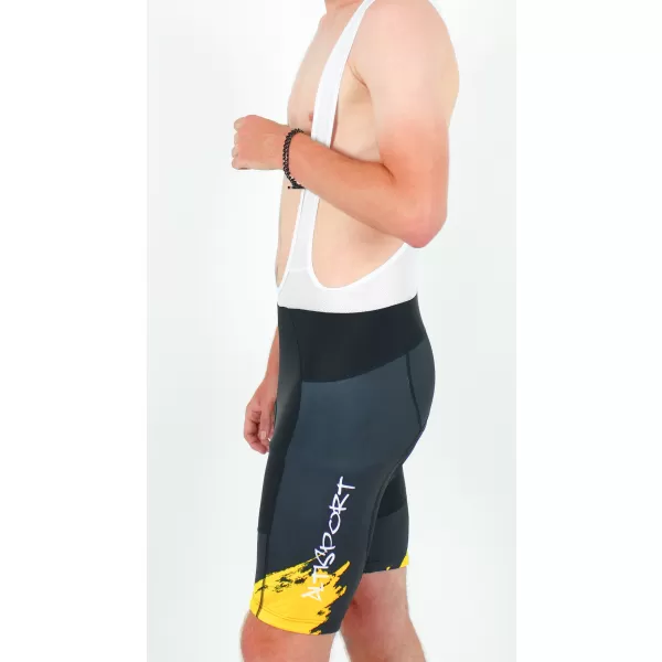  Férfi prémium kerékpáros rövidnadrág ALTISPORT SWE/ALM01S13 SÁRGA 