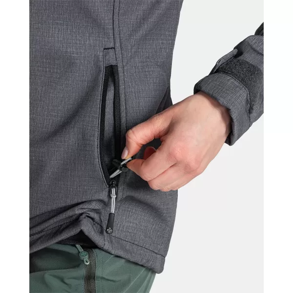  Női softshell kabát KILPI RAVIA-W TL0109KI SÖTÉTSZÜRKE 