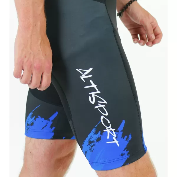  Férfi prémium kerékpáros rövidnadrág ALTISPORT SWE/ALM01S13 KÉK 