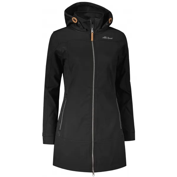  Női softshell kabát ALTISPORT MAGGA LCTB220 FEKETE 