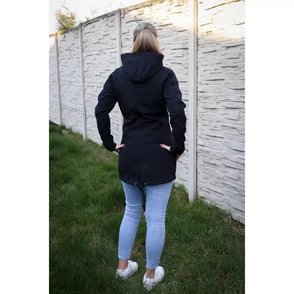  Női softshell kabát ALTISPORT MAGGA LCTB220 FEKETE 