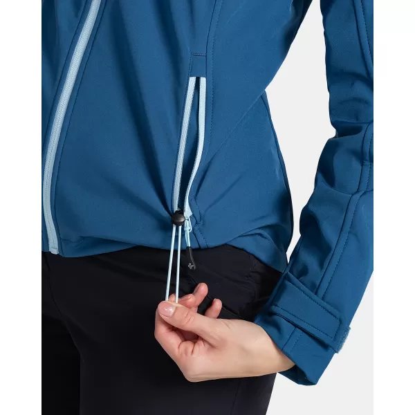  Női softshell kabát KILPI RAVIA-W TL0109KI SÖTÉTKÉK 