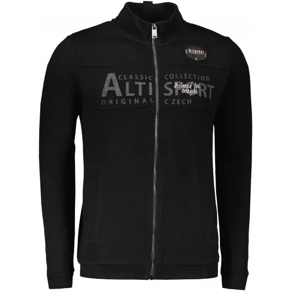  Férfi pulóver ALTISPORT BLAKE FEKETE 