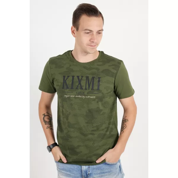  Férfi póló KIXMI RADLY KATONAI 
