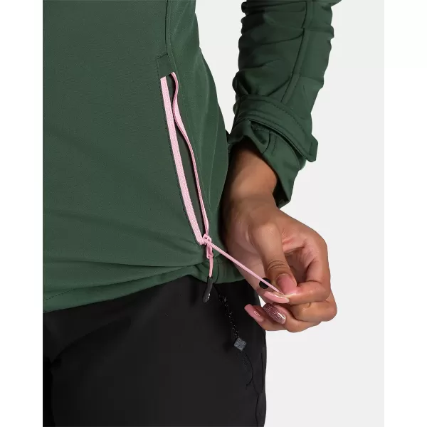  Női softshell kabát KILPI RAVIA-W TL0109KI SÖTÉTZÖLD 