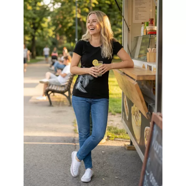  Dámské triko ALTISPORT CARRYOVER ALW112/PUSTA ČERNOSTŘÍBRNÁ 