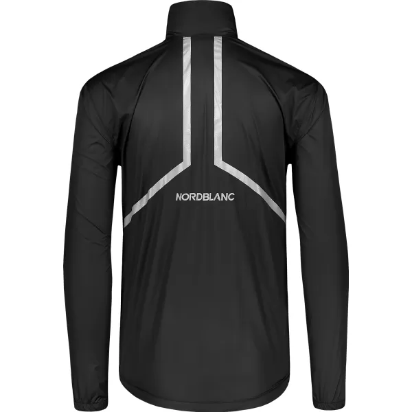  Férfi sportdzseki NORDBLANC REFLECTIVE NBSJM7899 FEKETE 