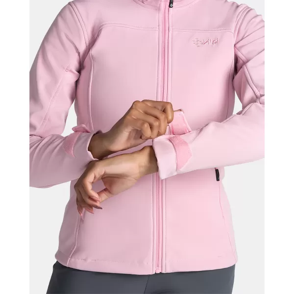  Női softshell kabát KILPI RAVIA-W TL0109KI VILÁGOS RÓZSASZÍN 