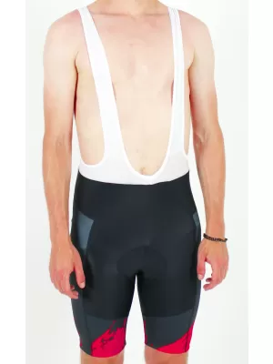 Férfi prémium kerékpáros rövidnadrág ALTISPORT SWE/ALM01S13 PIROS