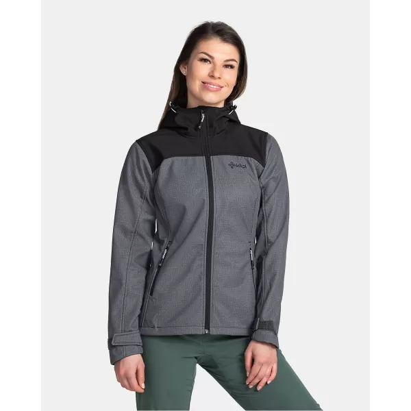  Női softshell kabát KILPI RAVIA-W TL0109KI SÖTÉTSZÜRKE 