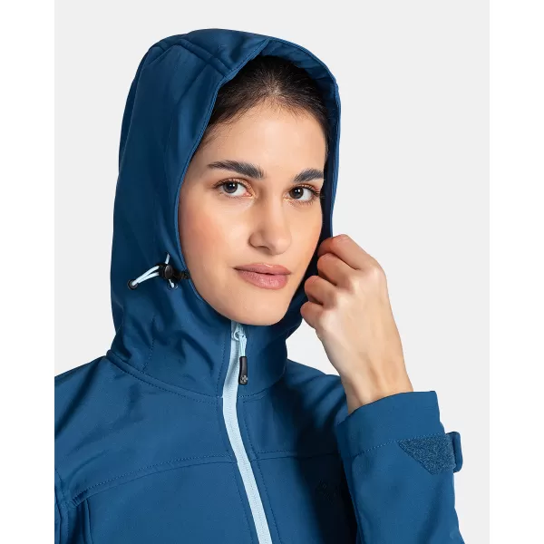  Női softshell kabát KILPI RAVIA-W TL0109KI SÖTÉTKÉK 