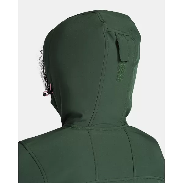  Női softshell kabát KILPI RAVIA-W TL0109KI SÖTÉTZÖLD 