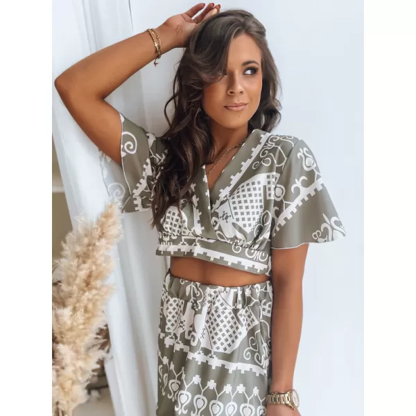  Női felső DSTREET AZTEC MARK RY2225 ZÖLD 