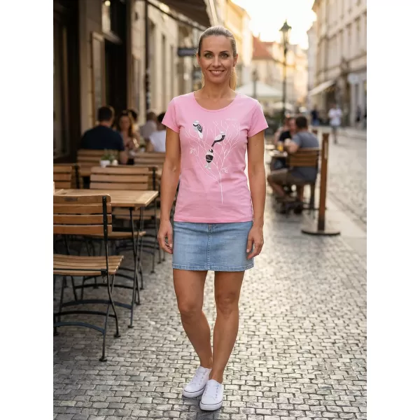  Dámské triko ALTISPORT CARRYOVER ALW182122 SVĚTLE RŮŽOVÁ 
