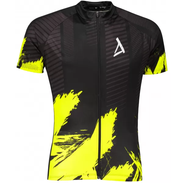  Férfi prémium kerékpáros mez ALTISPORT SWE/ALM01S11 NEON SÁRGA 