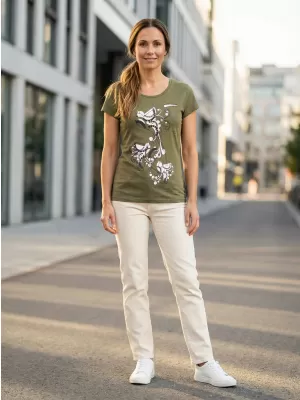 Női póló ALTISPORT ALW179122 KHAKI