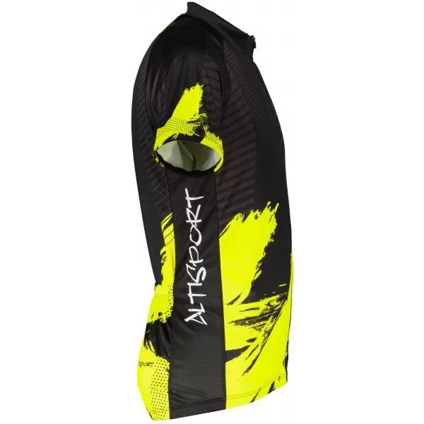  Férfi prémium kerékpáros mez ALTISPORT SWE/ALM01S11 NEON SÁRGA 
