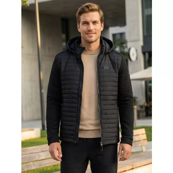  Férfi softshell kabát KIXMI RAFAEL FEKETE 