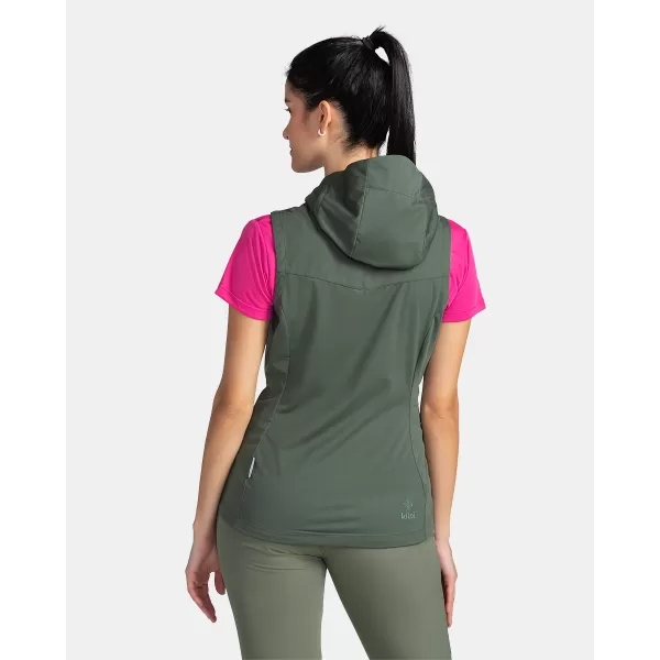  Női softshell mellény KILPI MONILEA-W TL0111KI SÖTÉTZÖLD 