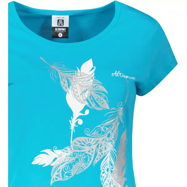  Női póló ALTISPORT ALW178122 TÜRKIZ 