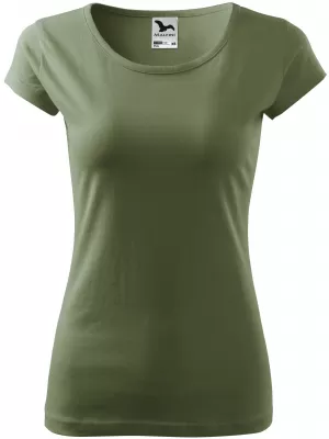 Női póló MALFINI PURE 122 KHAKI
