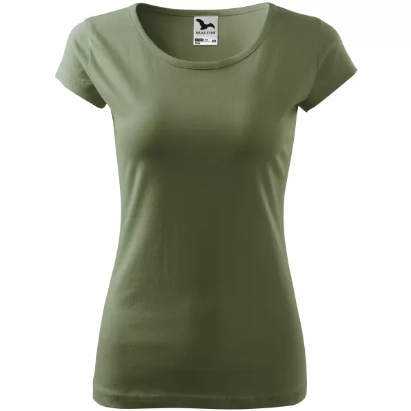  Női póló MALFINI PURE 122 KHAKI 