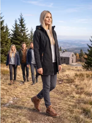 Női softshell kabát ALTISPORT MAGGA LCTB220 FEKETE