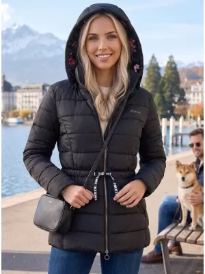 Női kabát KIXMI RHIA FEKETE